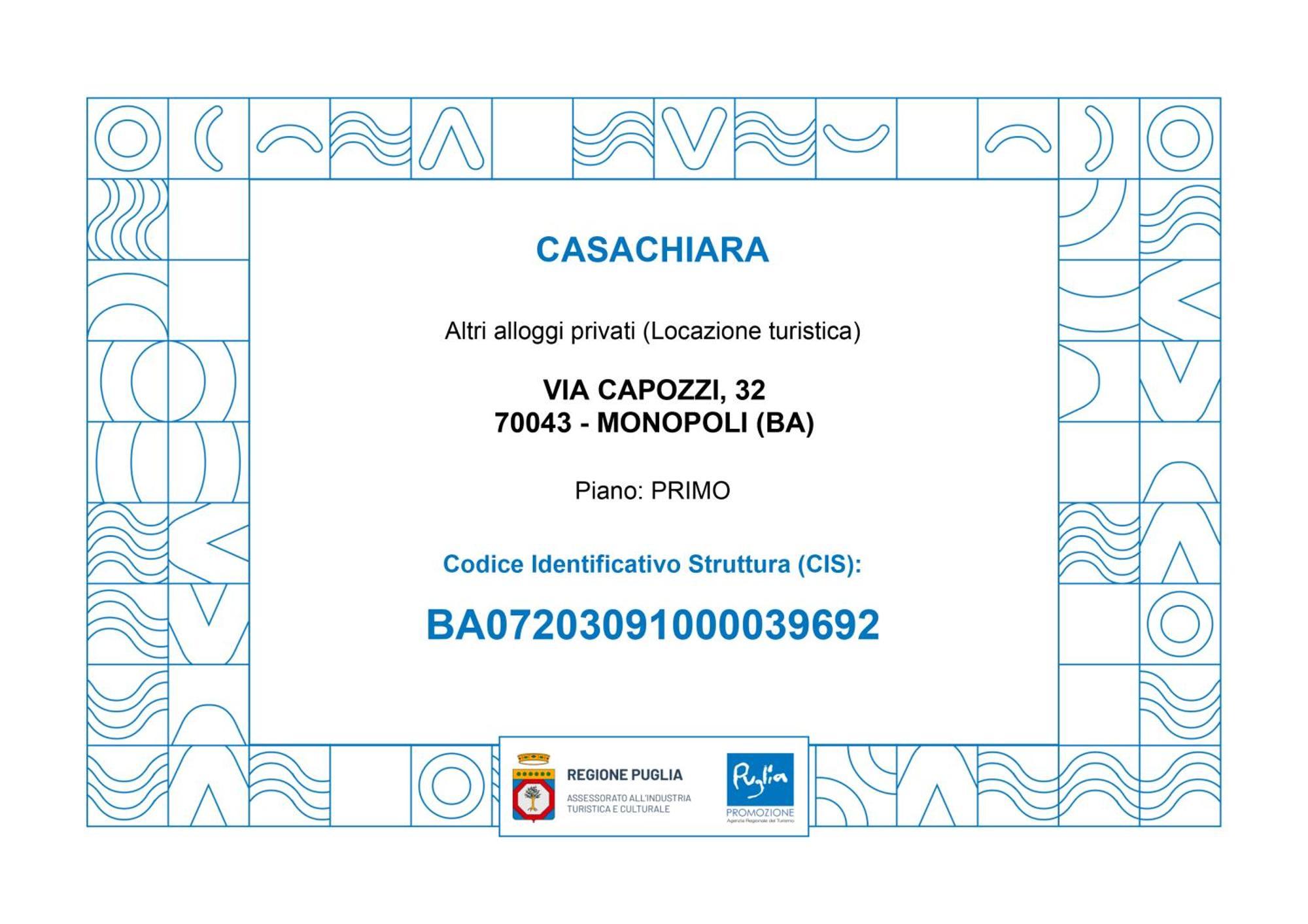 Casachiara Holidays Monopoli Exterior photo
